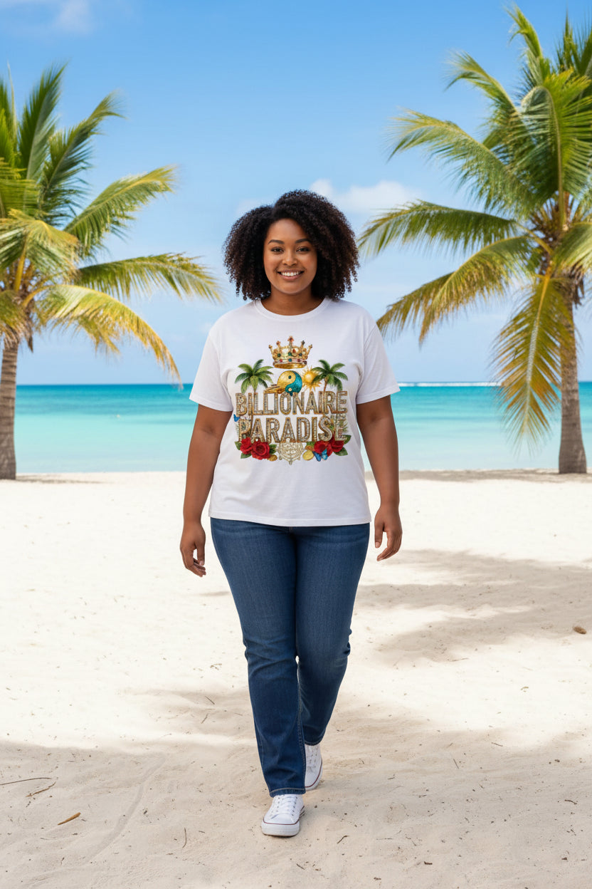 Short sleeve unisex luxury classic t-shirt