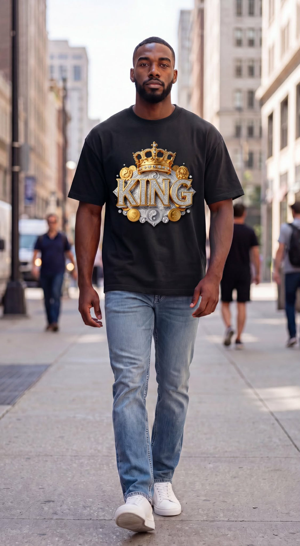 Short sleeve unisex luxury classic t-shirt