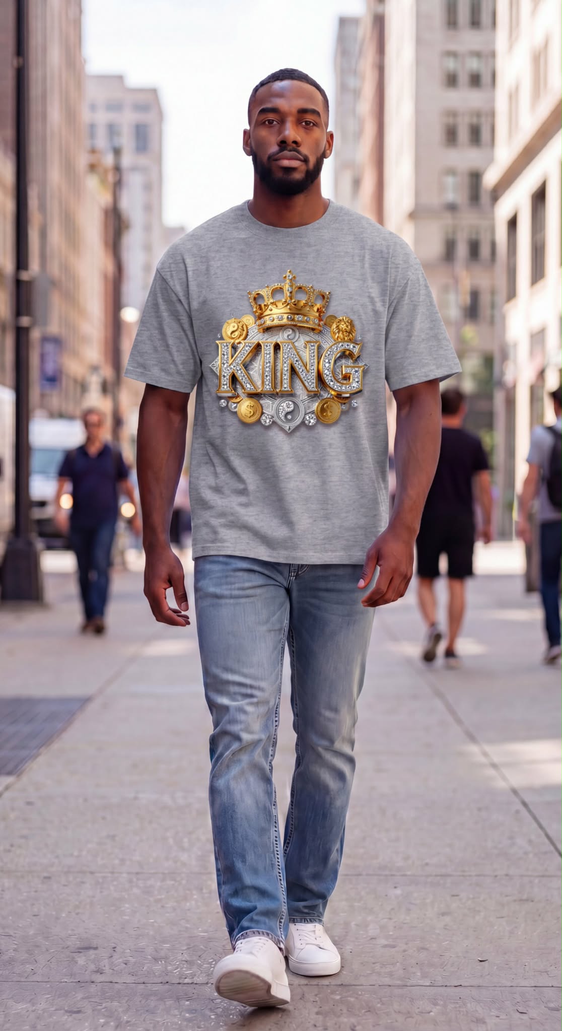 Short sleeve unisex luxury classic t-shirt