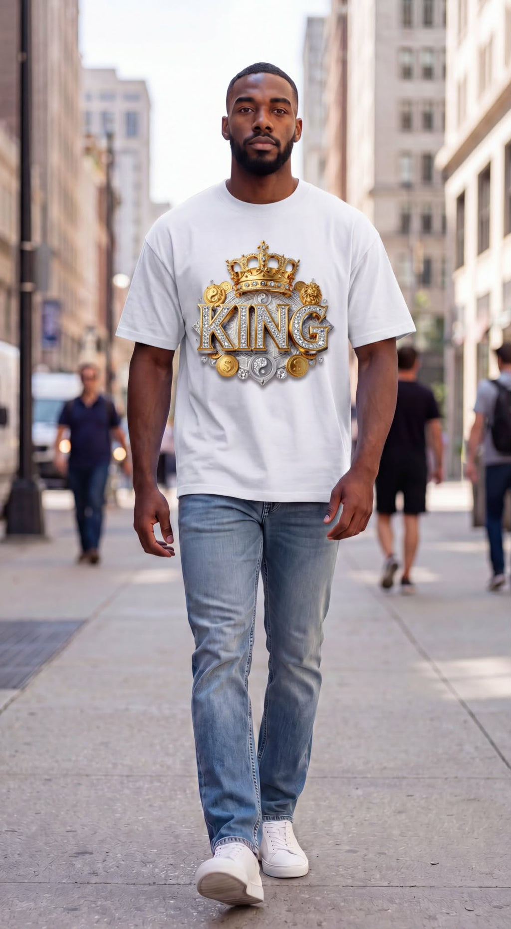 Short sleeve unisex luxury classic t-shirt